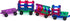 Set, 20 Set 4 Playmags Magnetic Tiles Train Piece Accessory Includes Trains, Stronger Magnets, Building Blocks Add-On