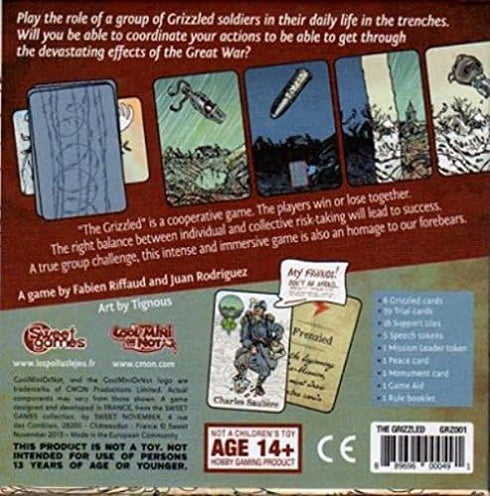 The Grizzled Cooperative Card Game for Ages 10 and Up
