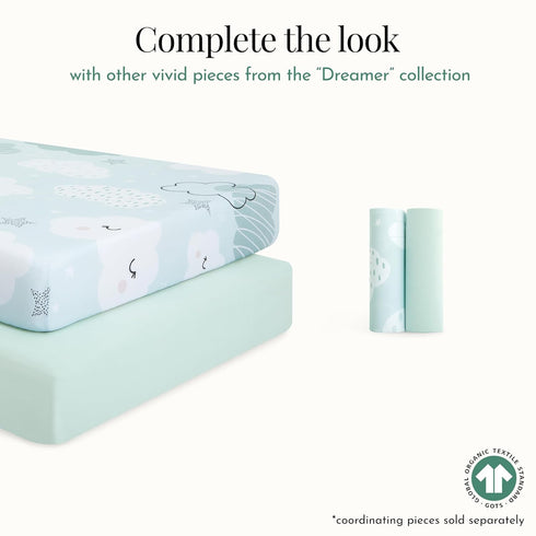 3 Set, Set, Evolur Dreamer Piece Crib Bedding Machine Washable, Soft and Breathable Toddler Bedding Includes Fitted