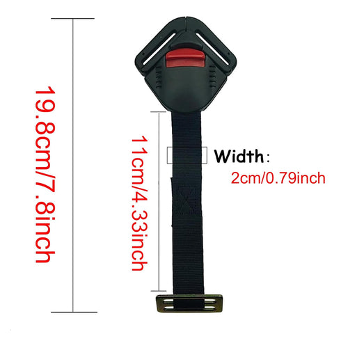 5PT 5 Universal Child Seat Toddler Harness Clip Fixed Lock Buckle Point Adjustable Strap for Stroller Baby High Chair