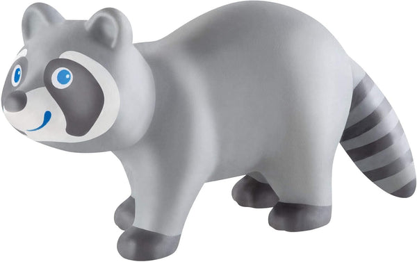 HABA Little Friends Raccoon - Chunky Plastic Forest Animal Toy Figure