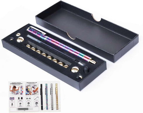 JYlanglin Magnetic Fidget Toy Pen - Christmas gifts for teensStocking stuffersDecompression Gift for Teenagers & Kids