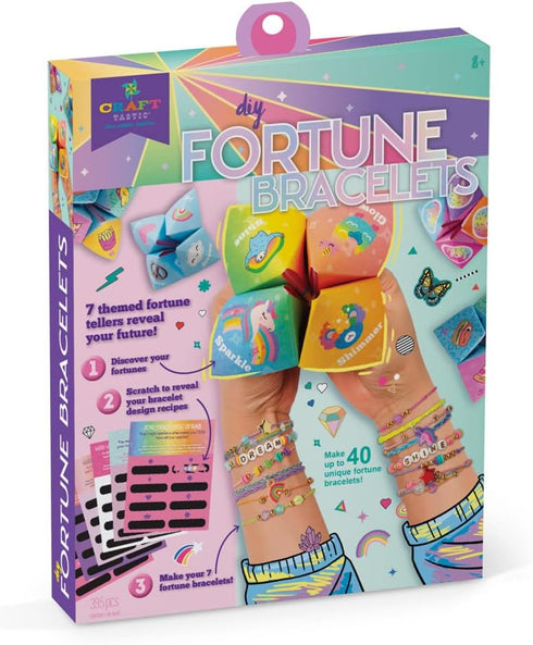 Craft-Tastic DIY Fortune Bracelets Craft Kit Create The Fortune Teller, Use Matching