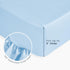 Set 4 Set Wake In Cloud - Toddler Bedding for Boys Girls, Pieces Soft Crib Bed Including Comforter, Sheets