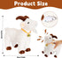 Freetoes Adults,Dammit Screaming Goat Toy,Goat Stuffed Animal Plush Desk Toy,Makes Fun Screaming Goats Sounds,Funny Gag