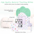 2Pack Silicone Teething Mitt for Infants, Soothing Pain Relief, Safe Teething Toys for 0-12 Months, Prevent Scratches