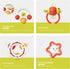Set 0 1 2 3 4 5 6 7 8 9 10 11 12 Baby Gym Play Mat, Musical Activity Center for Baby, Baby Rattles Toys with Storage