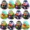 ArtCreativity 12 PCS Halloween Rubber Ducks, Zombie Rubber Duckies for Kids, Variety