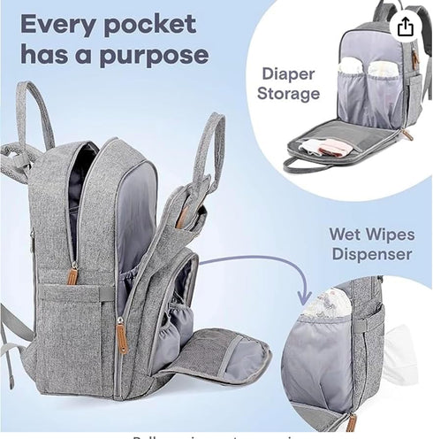 Generic Backpack Tabernimbus Diaper Bag - Baby Essentials Travel Bag - Multi function Waterproof Diaper Bag, Travel