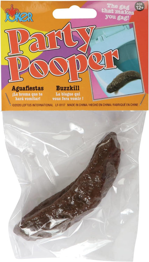 Loftus International 4 inches Loftus Gross Party Pooper Fake Poo Toy, Brown
