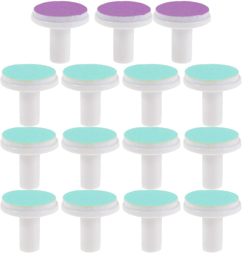 LIOOBO 27pcs Baby Nail File Replacement Heads: Electric Nail Buffer Heads - Gentle