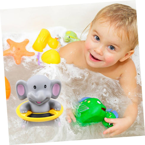 Swimming FRCOLOR Cartoon Bath Thermometer for Babies and Boys and Girls Electronic Water Temperature Gauge Random Color