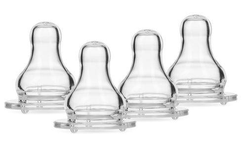 4-Pack Nuby Standard Neck Fast Flow Nipples