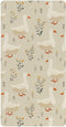 miaozhen Cotton Baby Crib Sheets Comfy Breathable Cute Cartoon Garden Gooses Beige Unisex