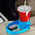 Snack Tray for Kids Car Seat, Secure and Sturdy Design, Compact and Portable with Cup Holder (Blue)