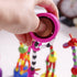 STOBOK 5Pcs Wooden Giraffe Figurine Toy - Finger Puppets Dancing Rocking Giraffe Push Up Toys for Kids (Random Style)