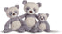 Mary Meyer Stuffed Animal Putty Collection, Soft Toy, 20-Inches Large Shadow Panda Bear