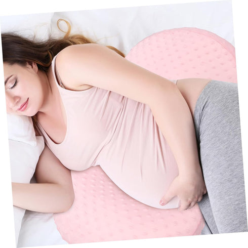 MERRYHAPY Multi-Functional Cooling Pregnancy Pillow Ergonomic Waist and Belly Support Cushion for Reducing Discomfort