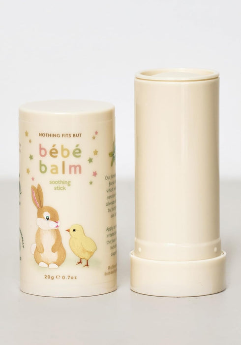 0.7 Oz Vegan Bebe Baby Balm Stick, EWG Green Saliva and Diaper Rash Relief Stick, Soothing & Hydrating Sensitive Skin