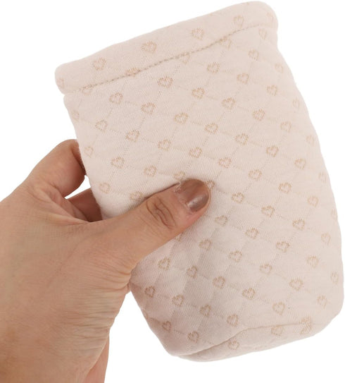 Kisangel Insulated Baby Bottle Sleeve for Glass Baby Bottles Thick Lamb Fleece Protective Case Base for Breastmilk