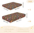 CZXW 52" 28" Chocolate Sprinkles Crib Sheets Fitted x Natural Cotton Soft & Breathable for Baby Crib Mattress