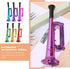 6Pcs Metallic Trumpet Toys - Kid Trumpet Instrument Plastic Blow Horn for Parties and Events - Random Color