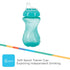 3 Pack Nuby No Spill Toddler Sippy Cups - Toddler Cups Spill Proof with Easy and Firm Grip - Aqua, Coral, Yellow