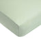 American Baby Company Supreme Fitted Crib Sheet, 52" x 28", Celery, 100% Natural Cotton