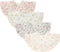 4 pcs Unisex Baby Muslin Bandana Drool Bibs, 360 Degree Rotatable Cotton for Feeding & Teething