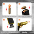 2 Pack Shell Ejecting Toy Gun - Semi-Automatic Handgun with Shell Ejection and Auto Rebound, Toy Foam Blasters & Stress