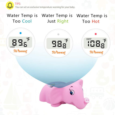 Doli Yearning Upgrade Baby Bath Thermometer|Kids' Bathroom Safety Product|Fahrenheit and Celsius|Baby Bath Floating
