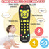 iKOIHO Set, 6+ 1 Baby Phone TV Remote Toy Bilingual Play Phones Toy Remote for Baby with Music Light for Months, Early