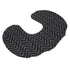 U-Shaped Nursing Pillow Cover - Black Geometric Print, Soft & Washable