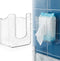 Piriuuo Wipes Dispenser, Wall-Mounted Wipes Holder for Bathroom Clear Wipe Dispenser Flushable Wipe
