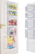 Hanging Toy Storage over Door, Block Stuffed Animal Organizer with 4 Removable Case Bags, Mesh Pocket Holder
