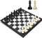 Travel Chess Set, 10 inch Magnetic Chess Board with 2 Extra Queen