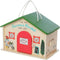 Manhattan Toy Farmer’s Market Day - 12-Piece Portable Wooden Toy Figure Pretend Shopping Playset