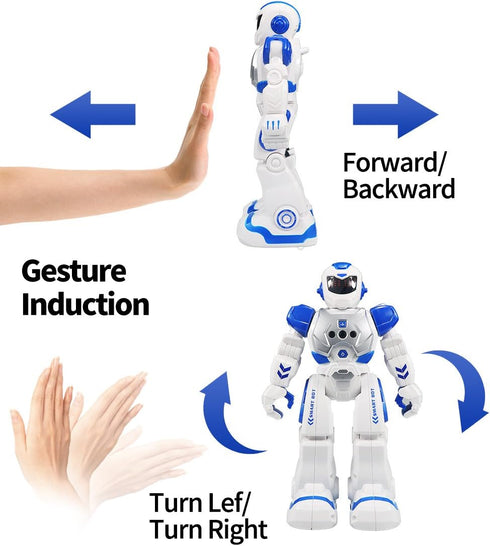 Programmable Remote Control Robot For Kids, Intelligent Robot With Infrared Controller Toys, Dancing, Singing