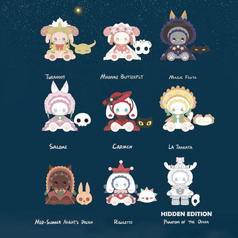 Emma Masked Ball Series Blind Box Action Figures, Mystery Box Cute Random Toys for Birthday Gifts, 3PCS