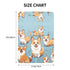KKLWEGU Corgi Pattern Corgi Pattern Baby Car Seat Canopy Cover, Multi Use Breathable Nursing Breastfeeding Covers