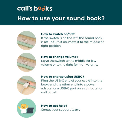 Cali's Books You are My Sunshine Music Book - Interactive Baby Sound Book for Toddlers 1-3 Years Old