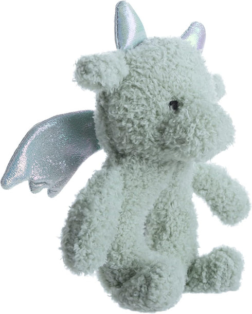 Apricot Lamb Baby Dragon Dinosaur Soft Rattle Toy: Plush Stuffed Animal for Newborn (Dragon, 6 Inches)