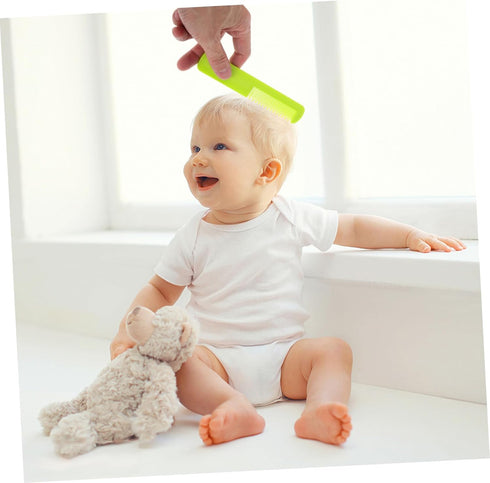 Set 2pcs Gentle Detangling Hair Comb for Newborns - Cradle Cap Brush