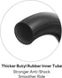 161.75 16x1.75/47-305 3-Wheeler Pro/Flex/SU/Ironman(1Set) Rear Tire and Inner Tube, Folding Stroller Back Wheel Tire