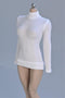 1/6 Scale Female Figure Clothes, Stretch Tight Sweater, Thick Striped Bottoming Shirt for 12inch PH TBL JO