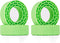 INJORA Silicone Rubber Inserts for 68-72mm 1.3" Tires, 4pcs (Green)