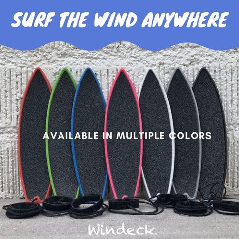 Blue Bomber Finger Surfboard Mini Hand Surf Toy with Grip Tape & Leash | Pocket-Size Road Trip Gift for Kids, Skaters &