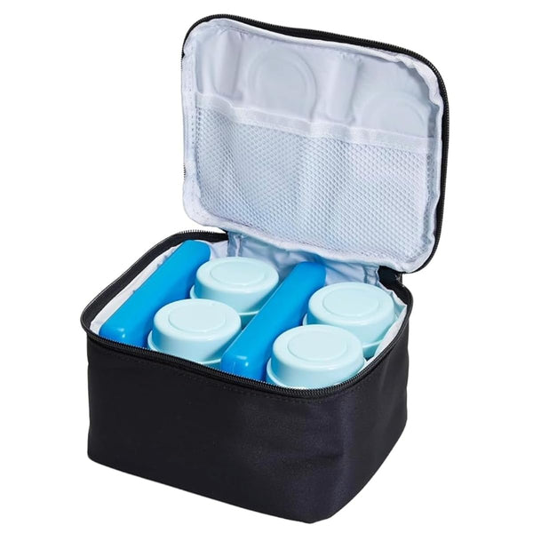 Zomee Breastmilk Cooler Bag for Baby Bottles Insulated Travel Tote with 2