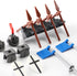 Feleph Medieval Weapons Pack for Knight Figures, Ancient Kingdom Military Soldier Castle Equipment Kit