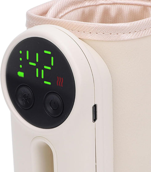Mingzhe Portable Fast Heating Milk Bottle Warmer with Night Light for Parents